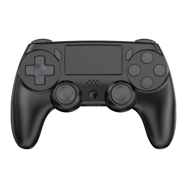 Trådlös spelkontroll med pekskärm, ljuslist, vibrationsfunktion och 6-axligt gyroskop för en realistisk spelupplevelse svart