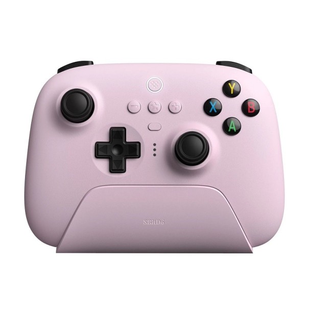 Trådløs spilcontroller til Windows, Steam Deck, Android, Apple 2,4 g rosa