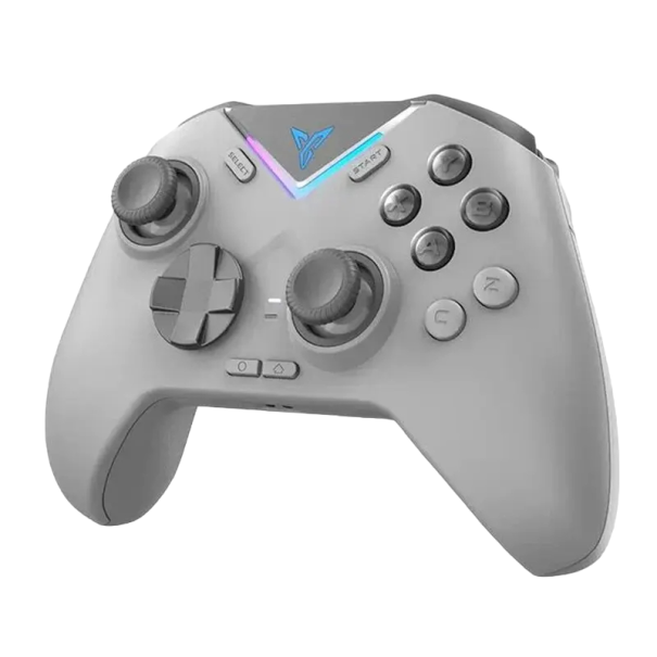Trådløs spilcontroller Trådløs gamepad med Bluetooth til Switch, PC, Steam, IOS grå