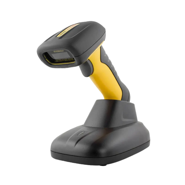 Trådløs stregkodescanner NT-1202W med stativ Håndholdt stregkode- og QR-kodelæser med Bluetooth 1D-, 2D- og QR-stregkodescanner 1
