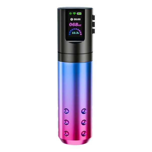 Trådløs tatoveringsmaskine med LED-display 8V 11000 o/min Slaglængde 3,5 mm 1800mAh Professionel tatoveringspen 1