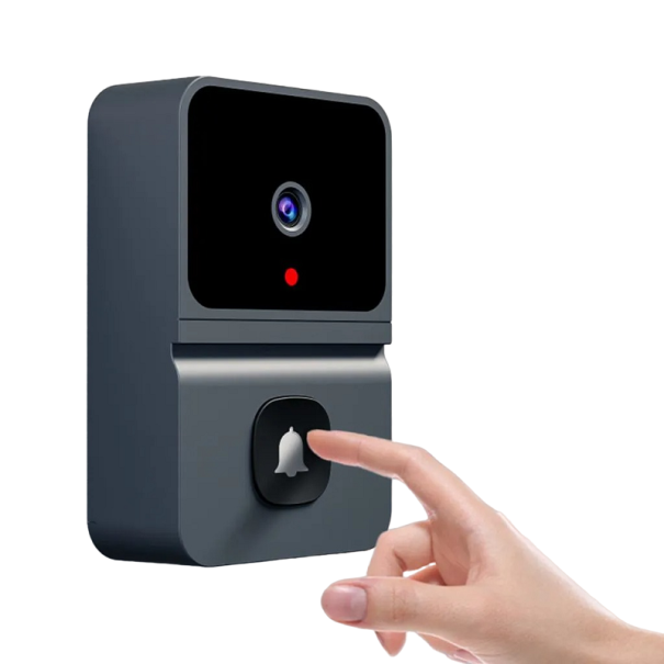 Trådlös utomhusdörrklocka med HD-kamera Wi-Fi Videodörrklocka Dörrtelefon Hemvideodörrtelefon Utomhusintercom Visuell dörrklocka Dörrklocka med kamera och tvåvägskommunikation