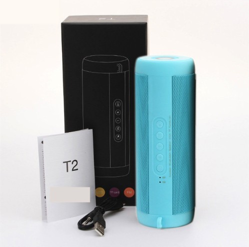 Trådløs vandtæt bluetooth højttaler J2309 blå
