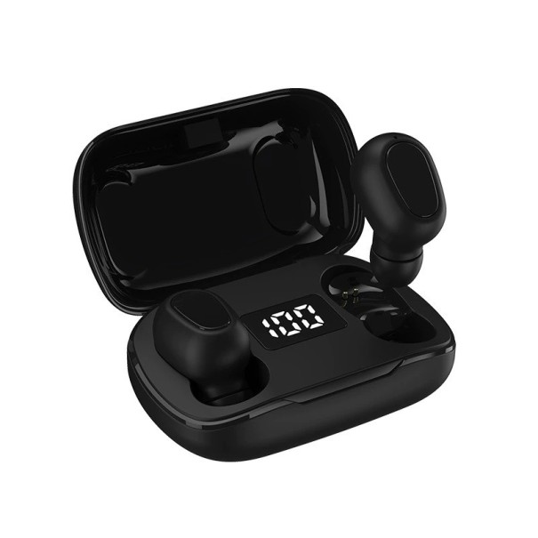 Trådlösa Bluetooth-hörlurar K1657 rosa