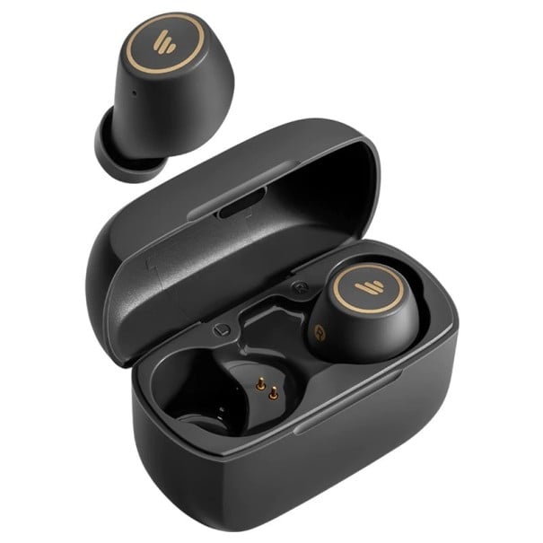 Trådløse in-ear hovedtelefoner med opladningsetui Bluetooth 5.2 Rækkevidde 10 m Musik- og opkaldskontrol Frekvensområde 20 Hz til 20 sort