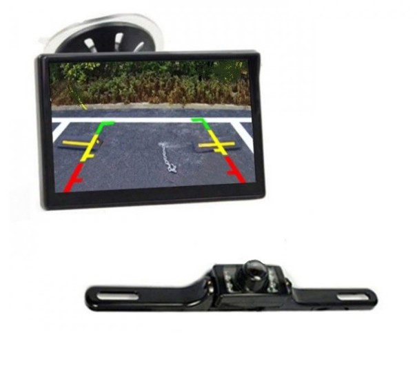 Trådløst parkeringskamera med monitor 1