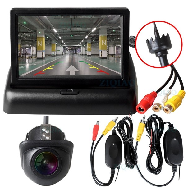 Trådløst parkeringssystem kamera og monitor 7