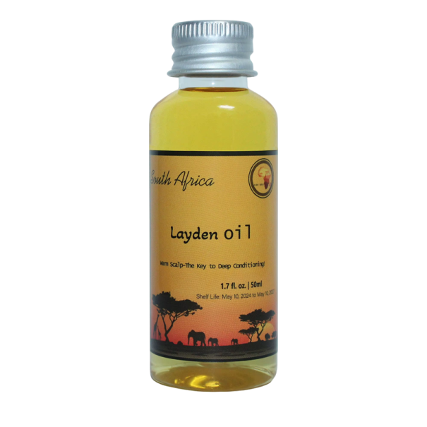 Tradycyjny afrykański olejek do włosów Layden 50 ml Odżywienie skóry głowy Wzmocnienie korzeni Regeneracja włosów Naturalna pielęgnacja Głęboka odbudowa 1
