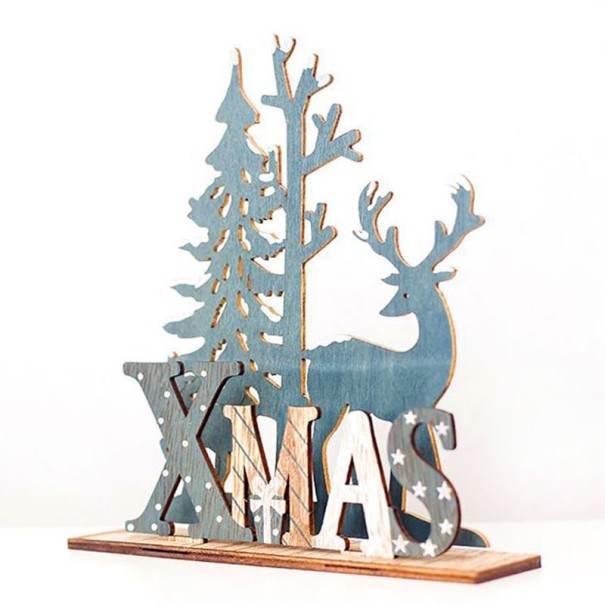 Træ juledekoration 1