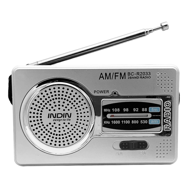 Tragbares AM/FM-Radio, Taschenradio mit Kopfhöreranschluss, kompaktes Radio, 9,8 x 2,4 x 6 cm 1