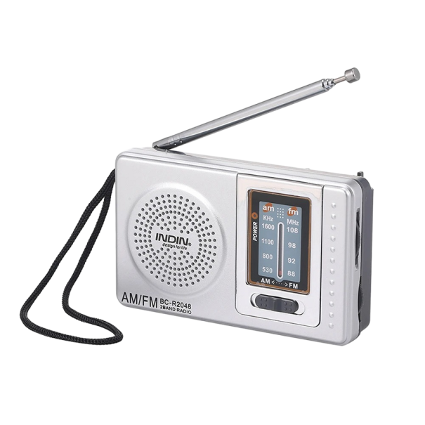 Tragbares AM/FM-Radio, Taschenradio mit Kopfhöreranschluss, kompaktes Radio 9,8 x 6 x 2,4 cm 1