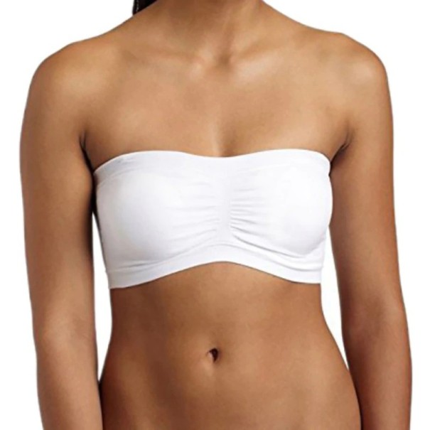 Trägerloser Damen-BH Marta weiß XL