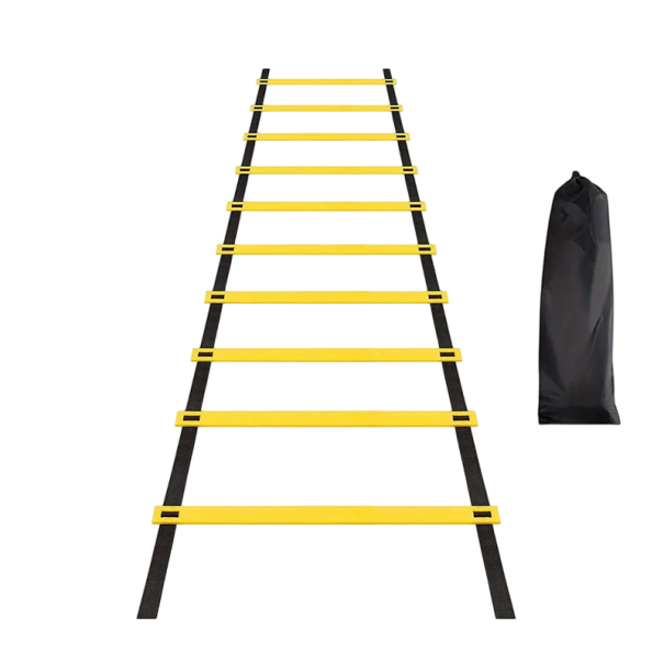 Training Ladder for Speed Exercises 500 x 42 cm Nylon Straps Sports Aid for Coordination and Agility with Carry Bag 1