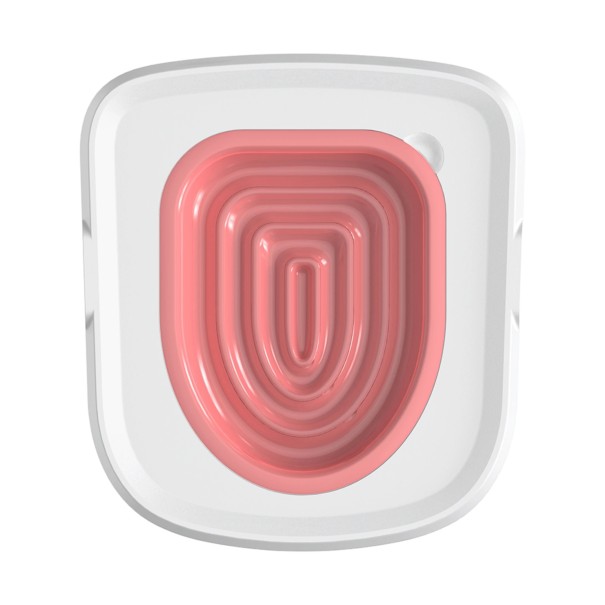 Trainingsset voor katten en kleine honden 38 x 34 cm Plastic toilet met verwijderbare lagen Herbruikbaar hygiënisch matje roze