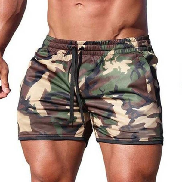 Traje de baño de camuflaje para hombre F1036 XS