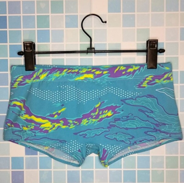 Traje de baño para hombre F885 azul L