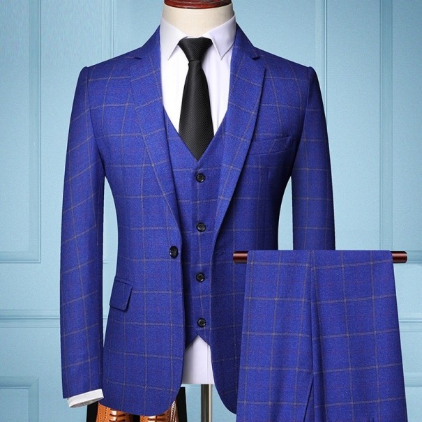 Traje de hombre azul M