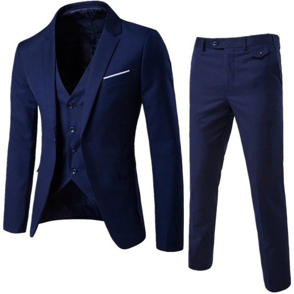 Traje de hombre F320 azul oscuro S