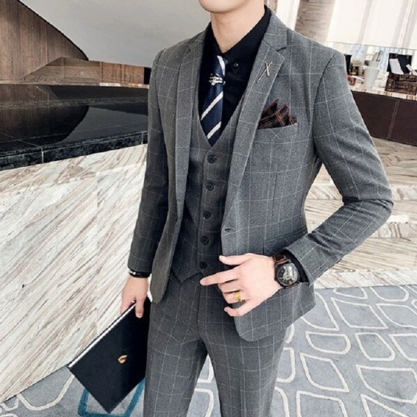 Traje de hombre F348 gris XXS 2