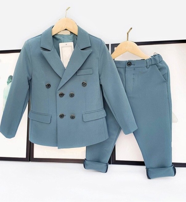 Traje de niño B1306 azul 6