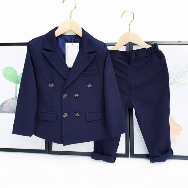 Traje de niño B1306 azul oscuro 6
