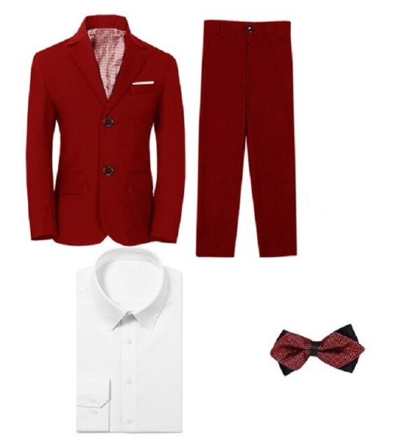 Traje de niño B1351 rojo 10