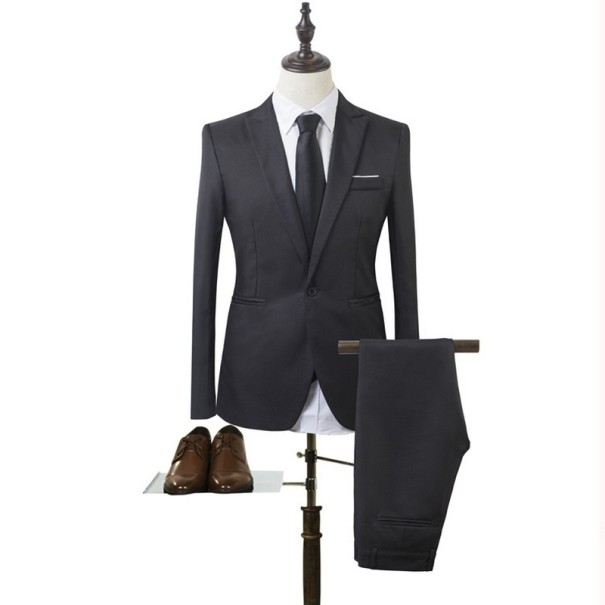 Traje formal para hombre J3169 negro M Traje formal para hombre J3169 negro M