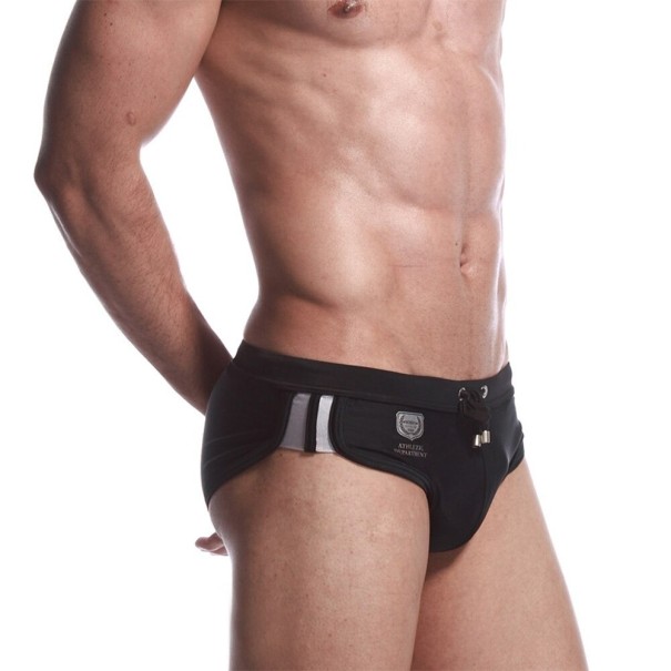 Trajes de baño para hombre F728 negro XS