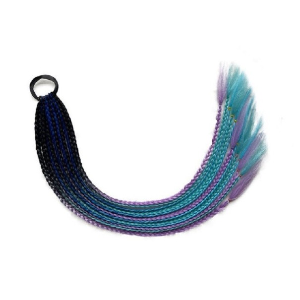 Tranças sintéticas com elástico 60 cm 5