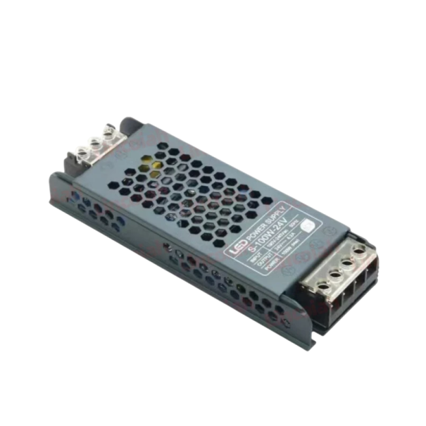 Transformator voor LED verlichting 12V 100W Voedingsbron AC 190-240V DC adapter Aluminium behuizing Koperen kern 139x50x22mm 1