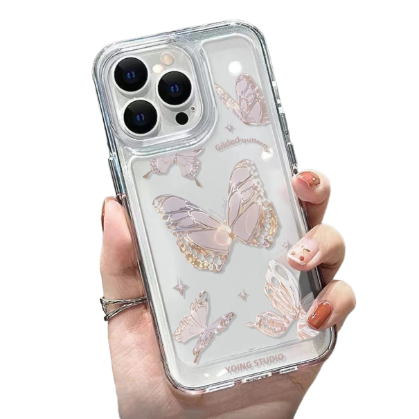 Transparante beschermhoes met ontwerp voor iPhone 15 Plus 11