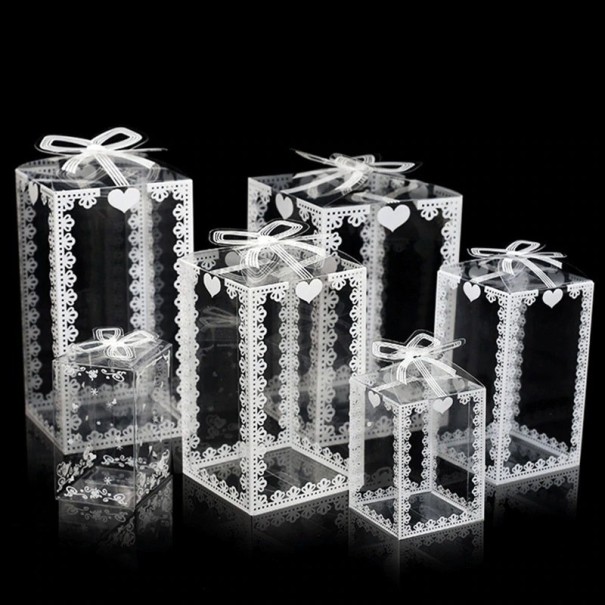 Transparante geschenkdoos 20 stuks