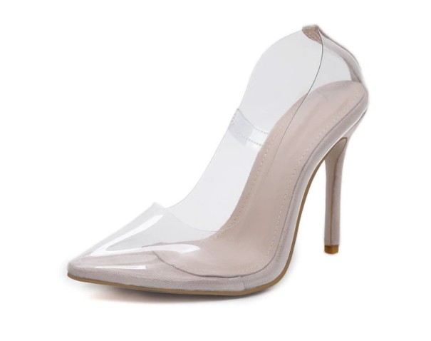 Transparante pumps voor dames 42