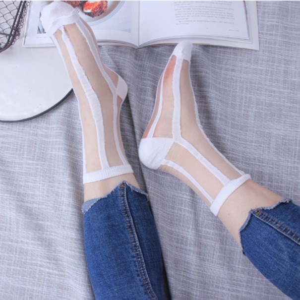 Transparante sokken voor dames 5