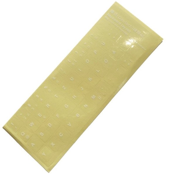 Transparent Keyboard Language Stickers 4