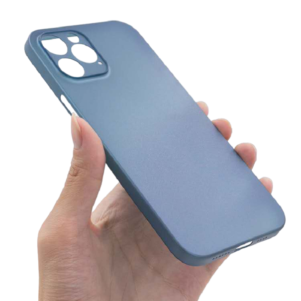 Transparent matt skal till iPhone 15