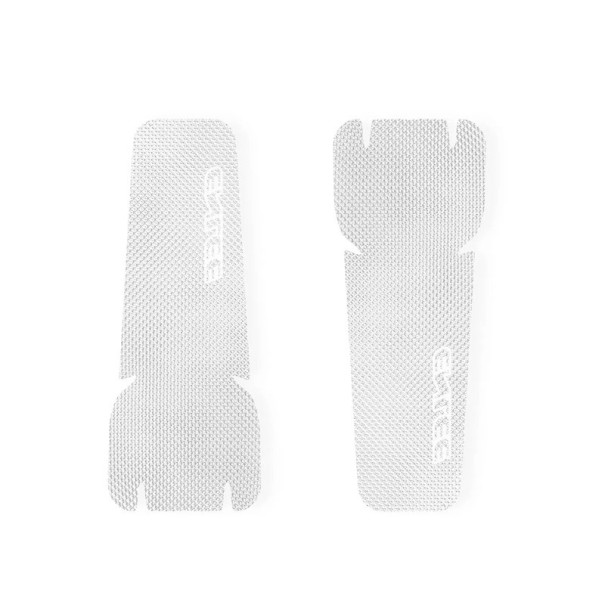 Transparent skyddande cykeldekal 14 x 5,5 x 3,8 cm PVC-folie för styre och ram Vattentät dekal Reptålig Universalstorlek 1