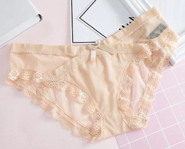 Transparenta trosor för kvinnor beige S