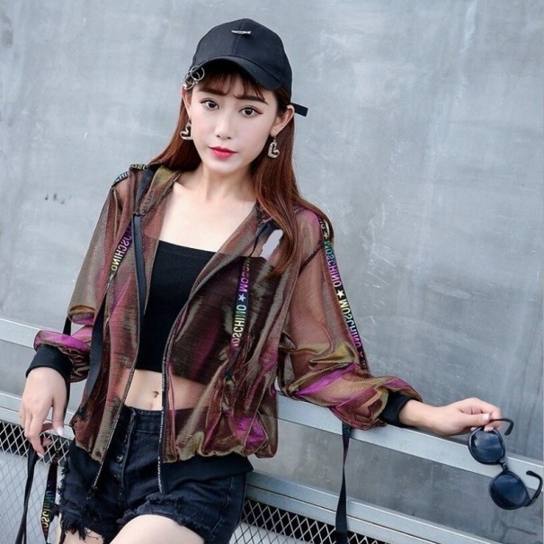 Transparente Damenjacke P1431 L 1