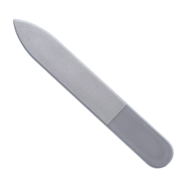 Transparente Nagelfeile 90 x 13 mm Nanometerglas 1 Stück mit Etui Professionelle Glasfeile für Maniküre 1