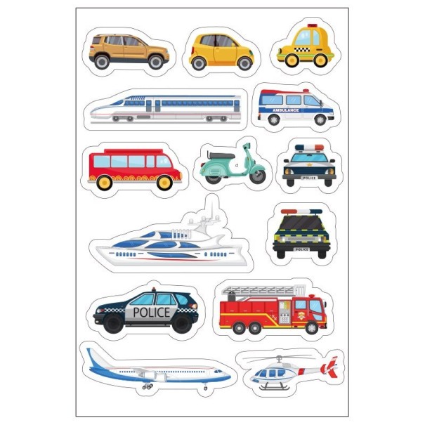 Transport Vehicle Stickers 2