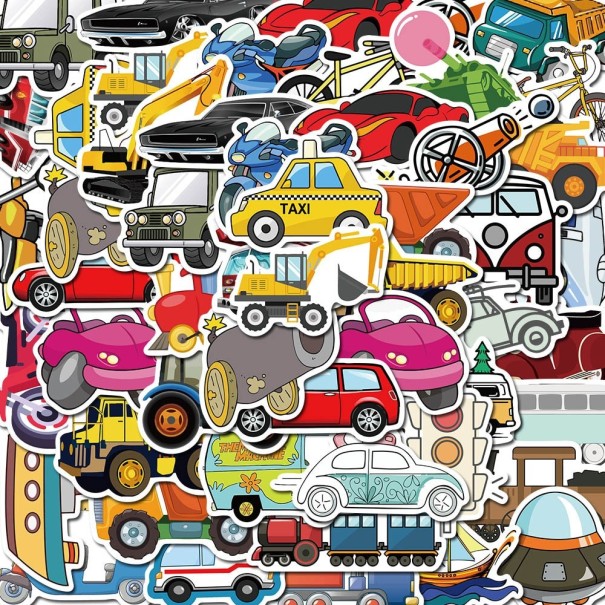 Transport Vehicle Stickers 40 Pieces 1