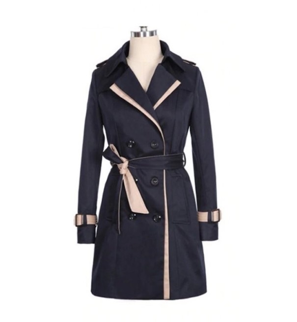 Trench-coat femme A1871 noir XL