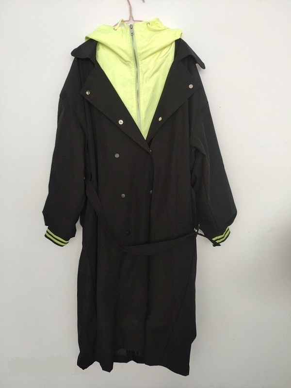 Trench-coat Femme P1770 noir
