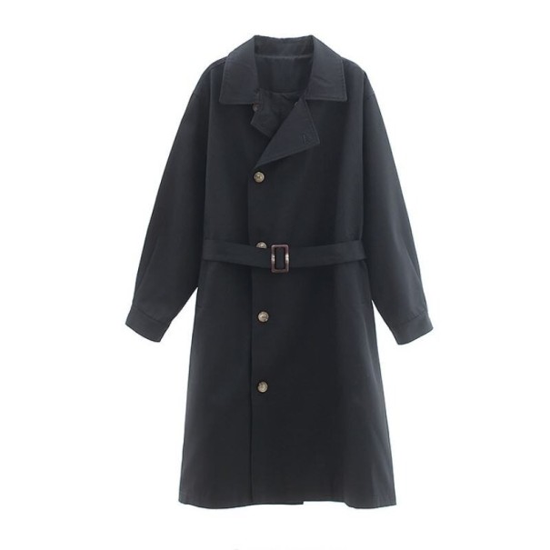 Trenchcoat för kvinnor P1524 svart