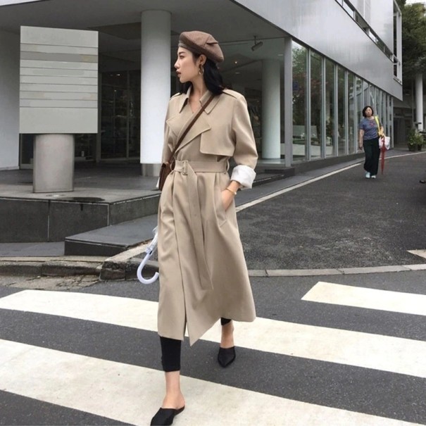 Trenchcoat för kvinnor P1622 beige M
