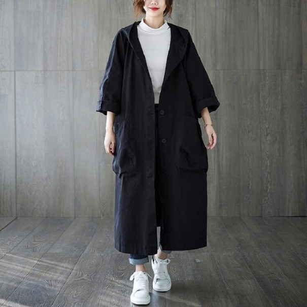 Trenchcoat för kvinnor P1833 grå L