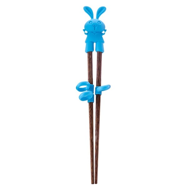 Tréninkové hůlky pro děti zajíček modrá