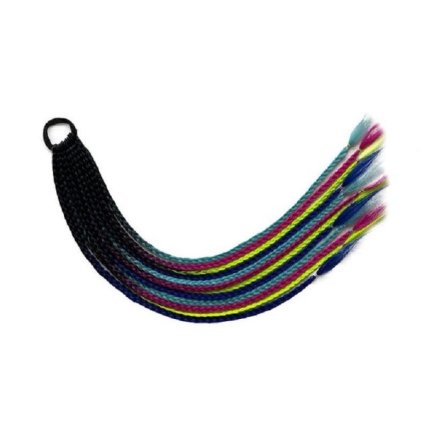 Trenzas sintéticas sobre banda elástica 60 cm 3