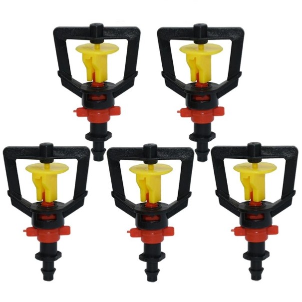 Três de irrigação rotativa 5 pcs 1